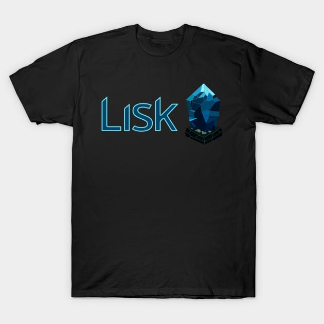 Lisk Cryptocurrency Logo. T-Shirt by CryptoTextile